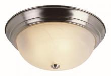 Trans Globe 13619 BN - 3LT FLUSH-LRG-15""-MARBLEIZED